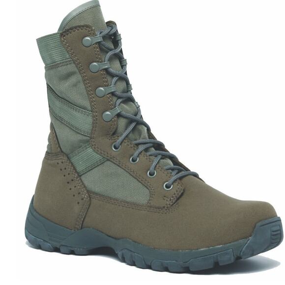 EUC Belleville Tactical Research TR696 Flyweight Sage Green USAF Boots Youth 3.5 - Picture 1 of 10